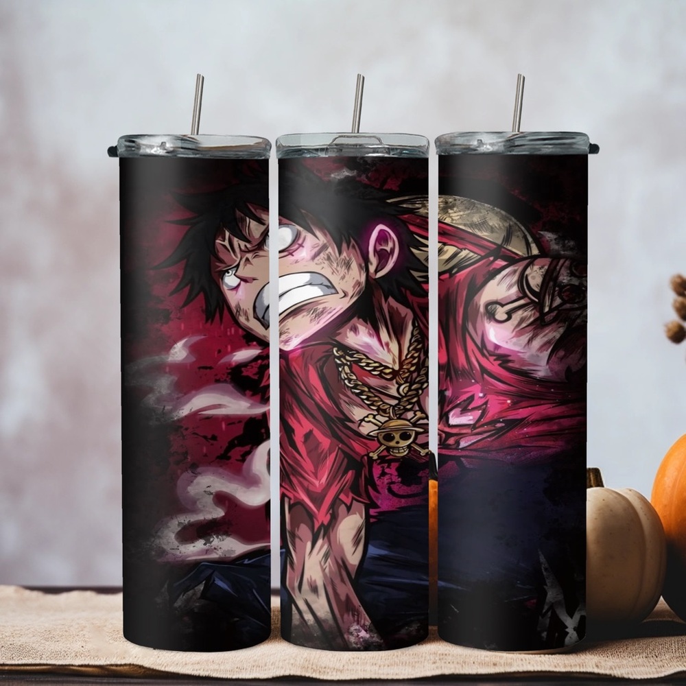one piece luffy 20oz  tumbler.